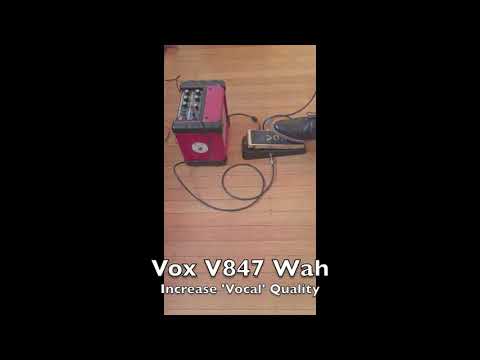 Video! Vox V847 Wah Made in USA Modded w/True Bypass, LED, DC Jack, Increased ‘Vocal’ Wahwah, Volume Boost— Placebo Farm image 10