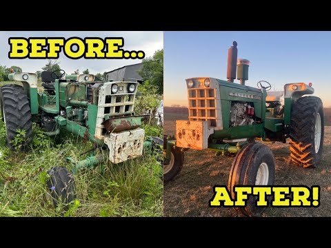 CUMMINS swapped Oliver Tractor / FULL BUILD!