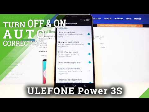 How to Turn On Autocorrection in ULEFONE Power 3S – Auto Correction Feature