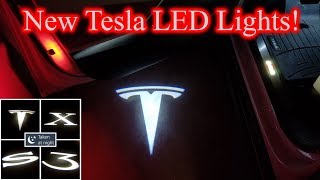 Tesla LED Door Lights from Abstract Ocean!