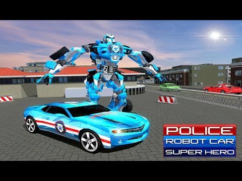 ► Police Car Robot Superhero Transformer (Whiplash Mediaworks) Android Gameplay
