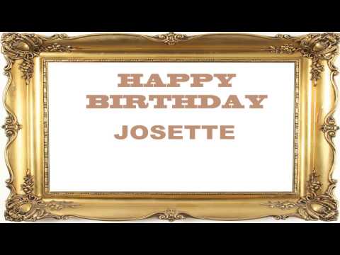Josette   Birthday Postcards & Postales - Happy Birthday