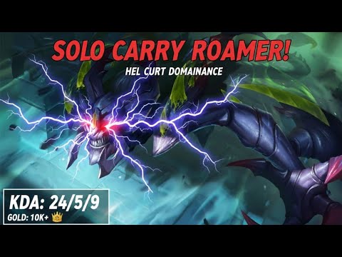 How to Solo Carry as Helcurt Roam | 24/5/9 Gameplay & Build | MLBB