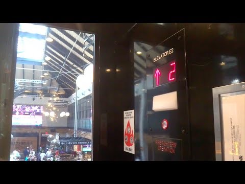 Delaware Hydraulic Glass Elevator @ Waterside District in Norfolk, VA