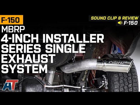 2021-2022 F150 5.0L MBRP 4-Inch Installer Series Exhaust System; Race Version Sound Clip & Install