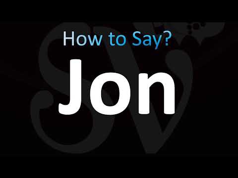 How to Pronounce Jon (Correctly!)