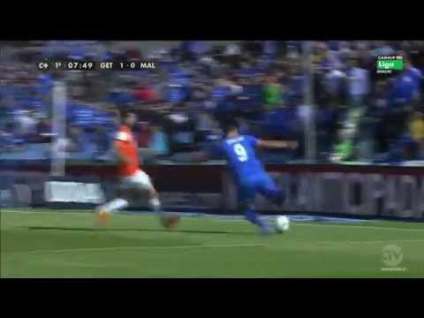Getafe vs Malaga • 1-0 • La Liga • 26 04 2014 • Colunga goal