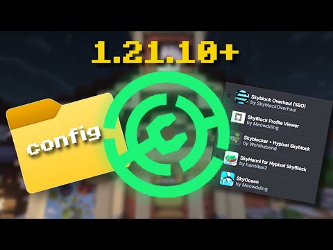 The BEST Mod and Config for 1.21+!┃Hypixel Skyblock (10k Special)