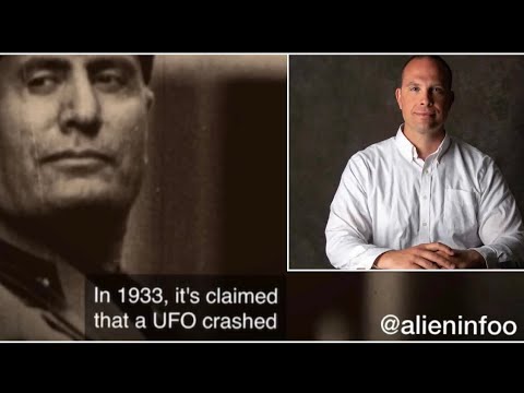 David Grusch - In 1933 an UFO crashed in Italy and Mussolini