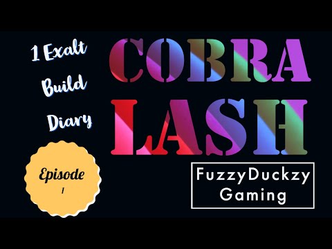 Cobra Lash 1 Ex Build Diary Episode 1 - Path of Exile Sentinel 3.18