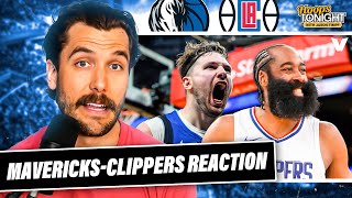 Mavericks-Clippers Reaction: James Harden & LA rout Luka & Dallas in Game 1 | Hoops Tonight