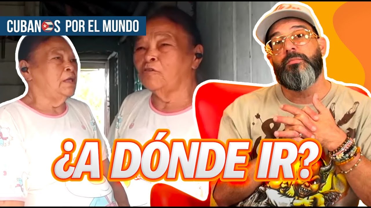 Anciana cubana, abandonada por el des-gobierno, denuncia que su casa se está cayendo.