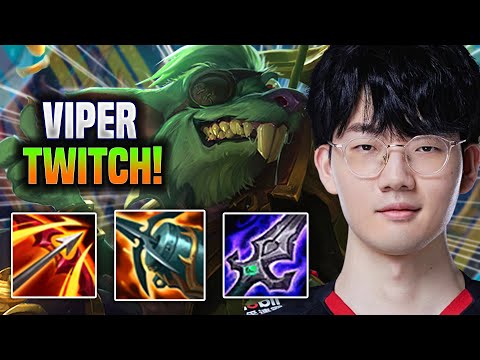 VIPER DESTROYS WITH TWITCH! - EDG Viper Plays Twitch ADC vs Wukong! | Season 2022