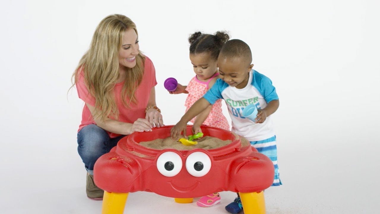 Step2 Crabbie Zandtafel - Zandbak met deksel en pootjes