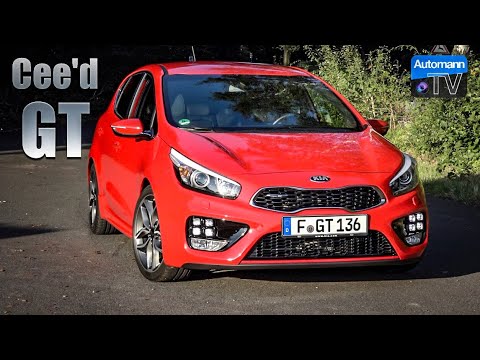 2017 KIA Cee'd GT (204hp) - DRIVE & SOUND (60FPS)