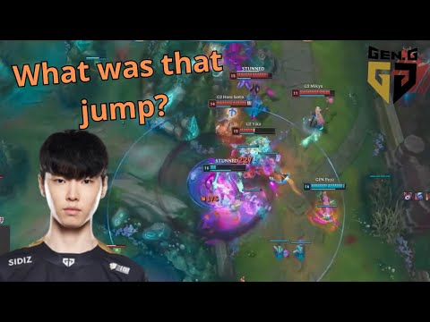 Chovy Sending G2 To Lower Backet With a Jump  #leagueoflegends #lolclips #g2 #geng #lol #msi