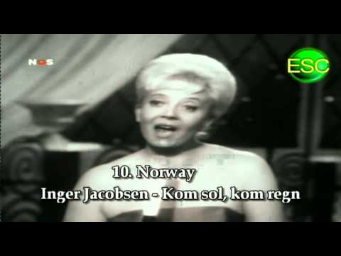 'Song of songs' contest 1962 - recap of all 16 songs