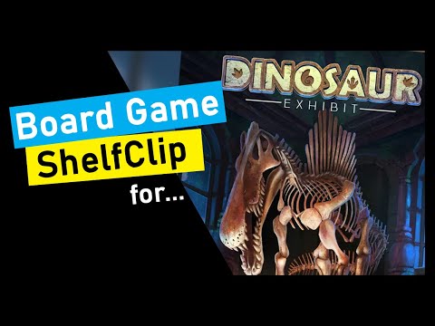 ShelfClips: Dinosaur Exhibit (Short Board Game Preview)