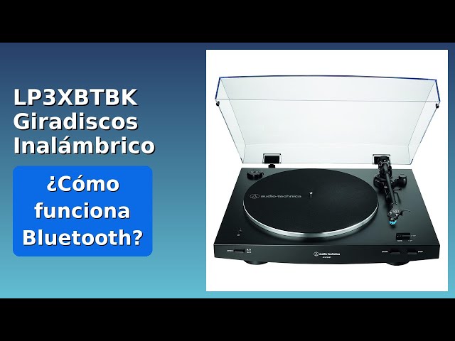 Vídeo relacionado con Audio-Technica LP3XBTBK Giradiscos Inalámbrico Automático Negro