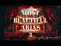 Most Beautiful Arias Part 3 English Lyrics And Art