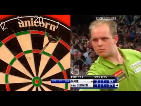 Best Sets In Darts #6: Wade (105,91 Avg) vs MvG - World Darts Championship 2010
