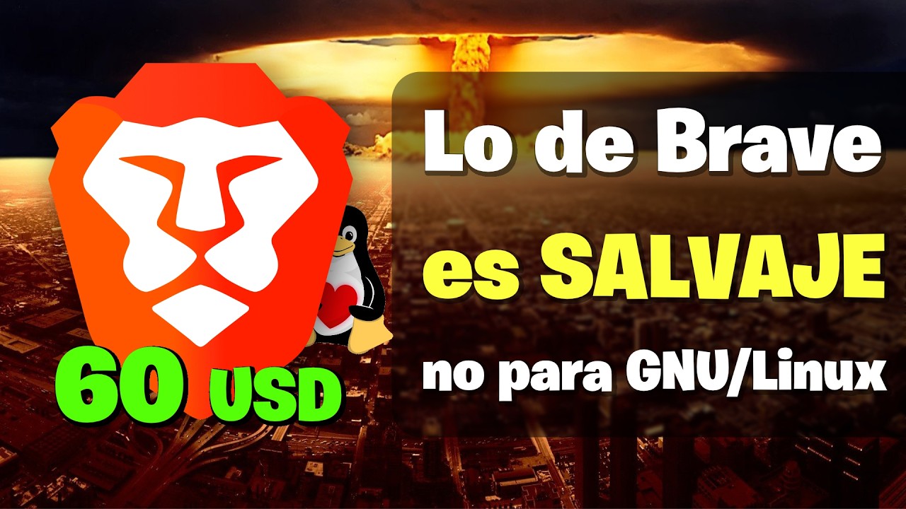 Brave lanza su versión de pago y esto pasará con Linux #xdoofy92 #brave