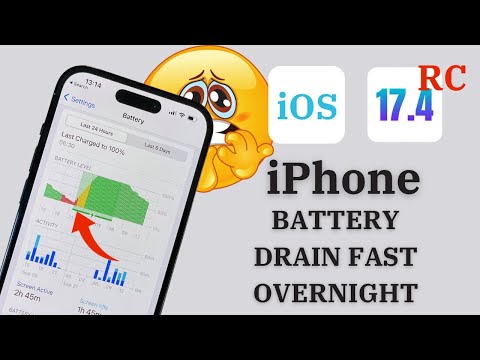 How To iPhone Battery Draining Fast Overnight After iOS 17.4 RC Update