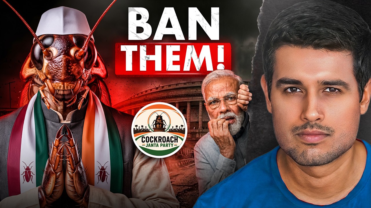 Why Modi Govt is SCARED of Cockroach Party? | The Joke That Shook India | Dhruv Rathee