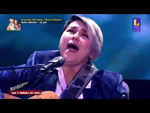 La voz Perú,Marcela Navarro"Mi Soledad y Yo"(Alejandro Sanz)