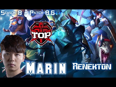 TOP MaRin RENEKTON vs SWAIN Top - Patch 8.6 KR Ranked