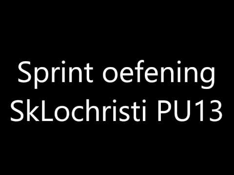 Sprintoefening SKLO U13