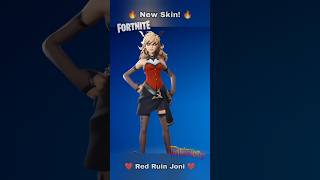 NEW FORTNITEMARES Skin: "Red Ruin Joni" in FORTNITE! 🔥