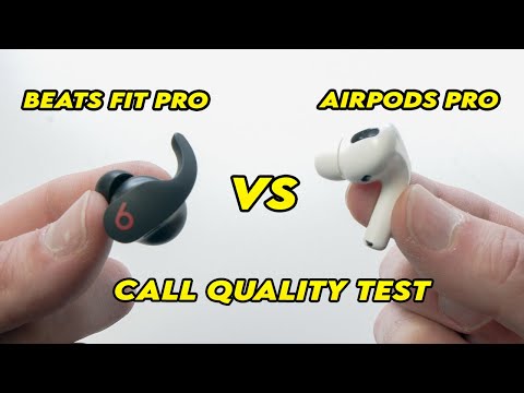 Call Quality Test : Beats Fit Pro Vs. Airpods Pro (Mic Testing)