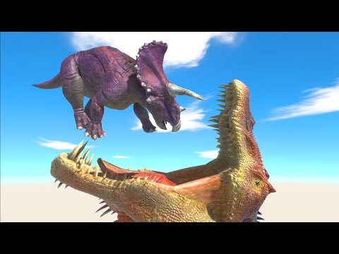 DEADLY JUMP INTO THE MOUTH #2 | Animal Revolt Battle Simulator