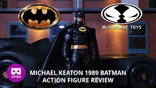 McFarlane Toys Michael Keaton1989 Batman Action Figure Review 3D VR180