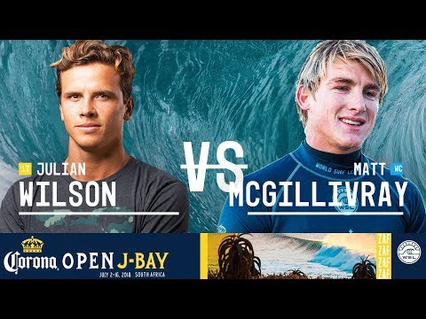 Julian Wilson vs. Matthew McGillivray - Round Two, Heat 1 - Corona Open J-Bay - Men's 2018