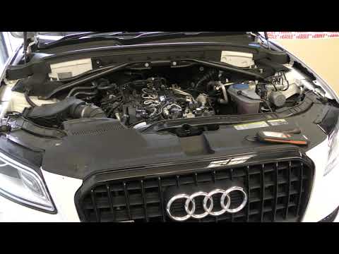 Audi Q5 Engine Coolant Top Up Location