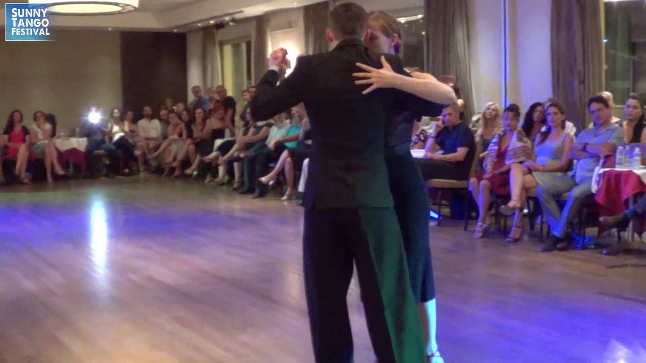 Pablo Rodriguez & Anne Bertreau 1/3 Sunny Tango Festival, Crete Greece. Carlos di Sarli, Indio Manso