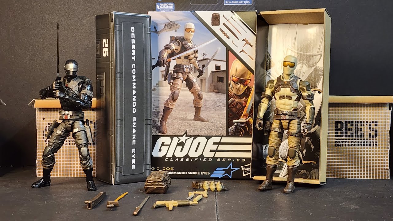 GIJoe Classified Series Desert Commando Snake Eyes