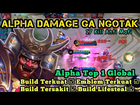 Alpha Top 1 Global❗Alpha Jungler 2023❗ Build Alpha Tersakit 2023❗Alpha Revamp❗ Alpha Mobile Legends
