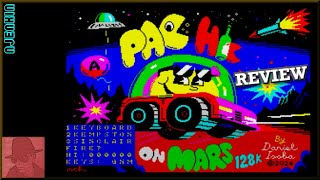 Pac Hic on Mars  : Homebrew from 2024 - on the ZX Spectrum 128K !! with Commentary