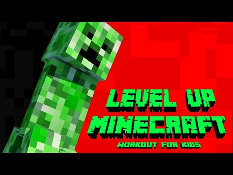 Level Up 7  |  Minecraft Workout For Kids  |  Minecraft Brain Break  |  PE Bowman