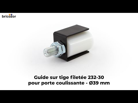 Guide haut sur tige filetée 232-30 pour porte coulissante COMUNELLO