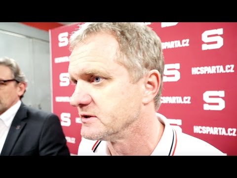Tisková konference po utkání na ledě Sparty Praha