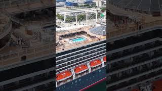 Queen Elizabeth Cruise Ship Miami Departure |Cruise Lovers Must Watch #CruiseShipSpotting Oct18 2025
