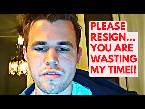 Magnus Carlsen goes BEAST MODE to CRUSH GM in 25 MOVES