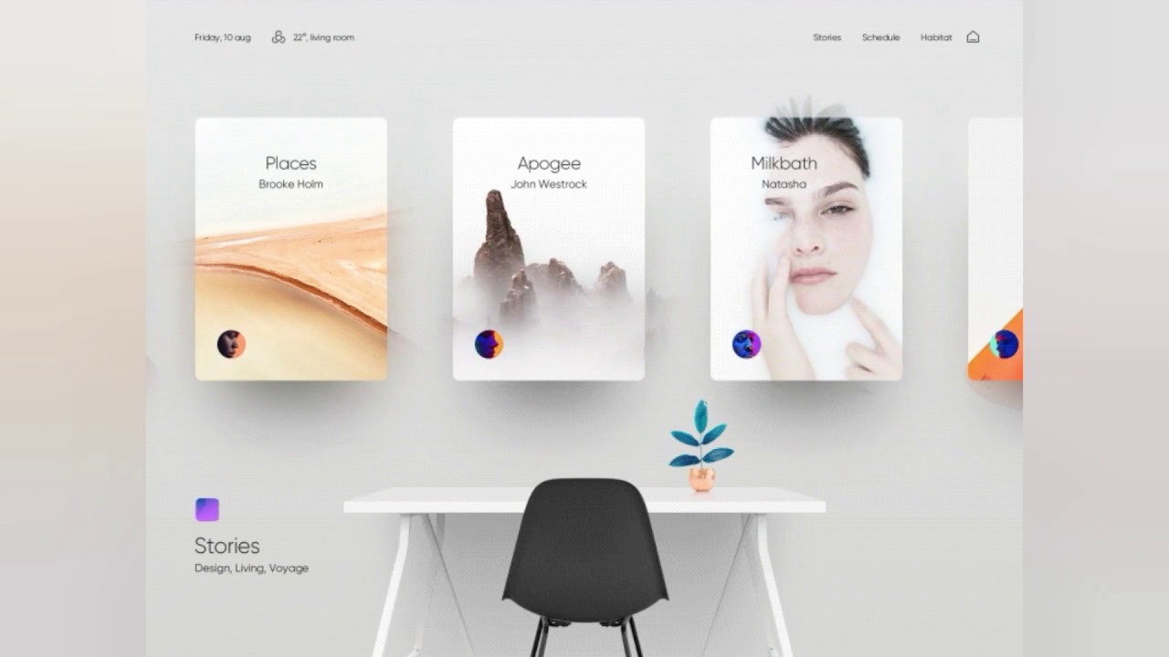 Dribbble Top 10 Interaction Concepts | Web Design Trends 2020