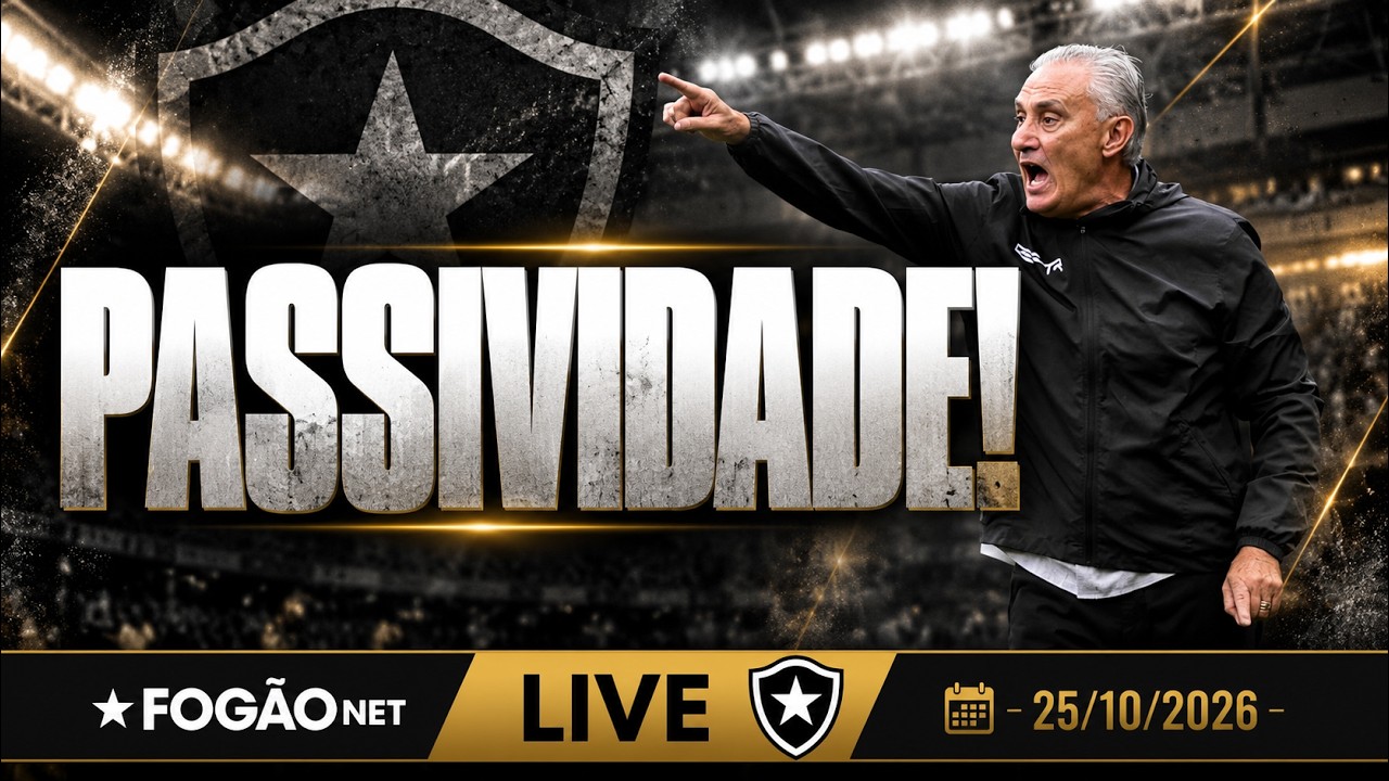 LIVE | Botafogo não compete e volta a ser presa fácil; Tite não encontra soluções