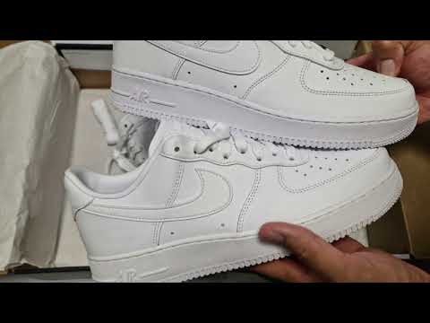 Whats The Difference? Nike Air Force 1 Classic Vs Fresh Triple White | Detailed Look