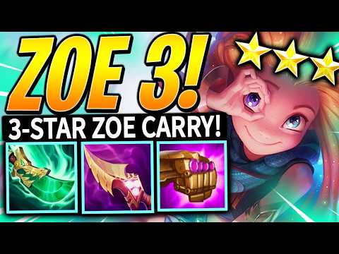 3-STAR ZOE BUILD in RANKED?! - Set 16 Meta | TFT Patch 16.5 Comps | Teamfight Tactics Guide